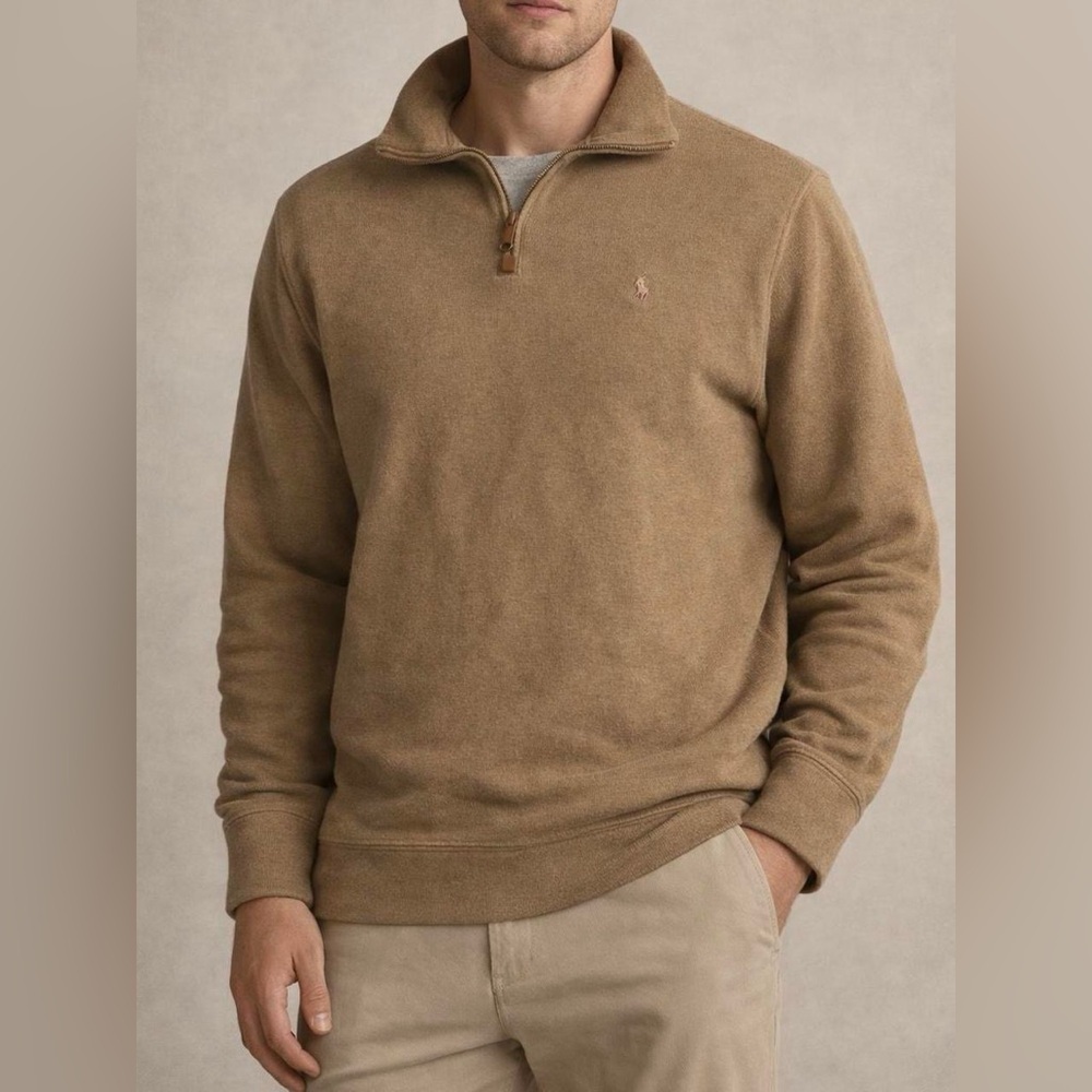 Vintage Ralph Lauren Quarter Zip Sweater 🤎 | Preppy Minimalist Old Money Core